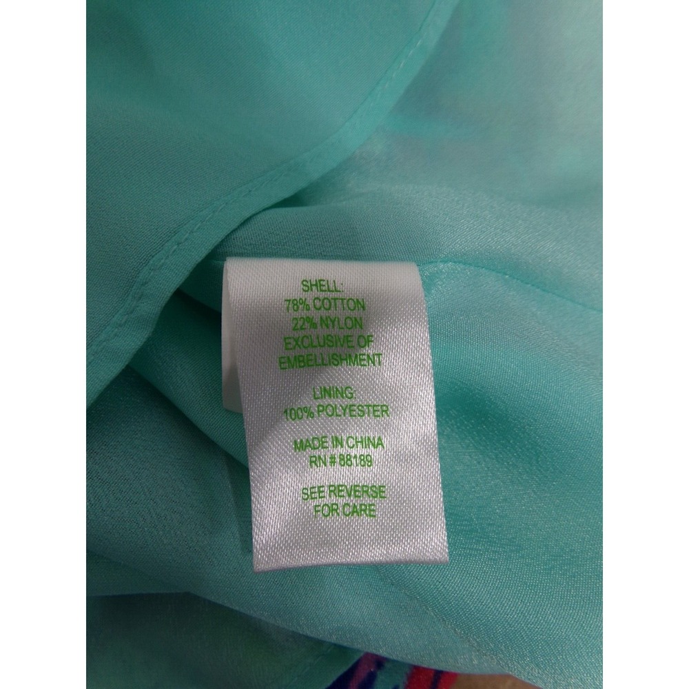 Lilly Pulitzer Lloyd Dress Feeling Groovy Jeweled Retro Look Size‎ 2 Lined READ - Picture 10 of 11